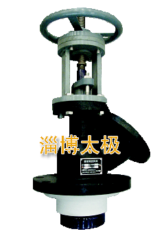 搪玻璃放料阀图片