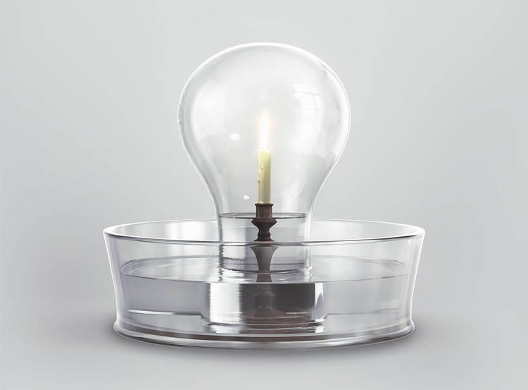 梅奥研究蜡烛燃烧实验装置(Mayow's Apparatus for Studying Combustion)