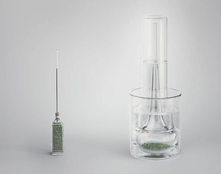 黑尔斯研究物质发酵产生气体的装置(Hales' Apparatuses for Studying Fermentation)