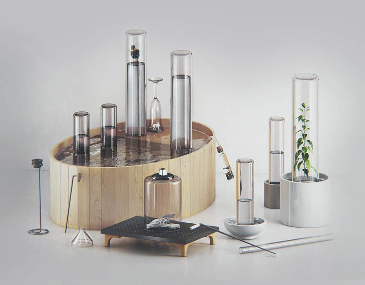 普利斯特里气体实验装置(Priestley's Apparatuses for Various Air Experiments)