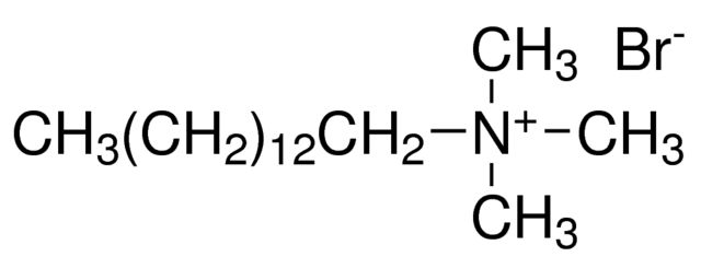 十四烷基三甲基溴化铵(TTAB)分子结构式