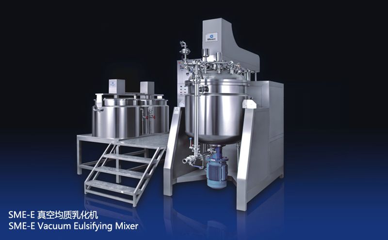 SME-E 200L真空均质乳化机(螺带搅拌内外循环均质)图片