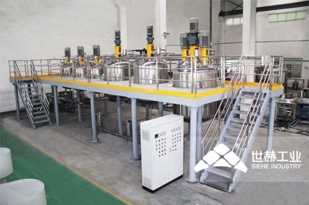 水性涂料生产成套设备图片