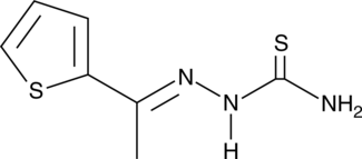 2-(1-(Thiophen-2-yl)ethylidene)hydrazinecarbothioamide图片