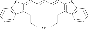 3,3&prime-Dipropylthiadicarbocyanine(iodide)图片