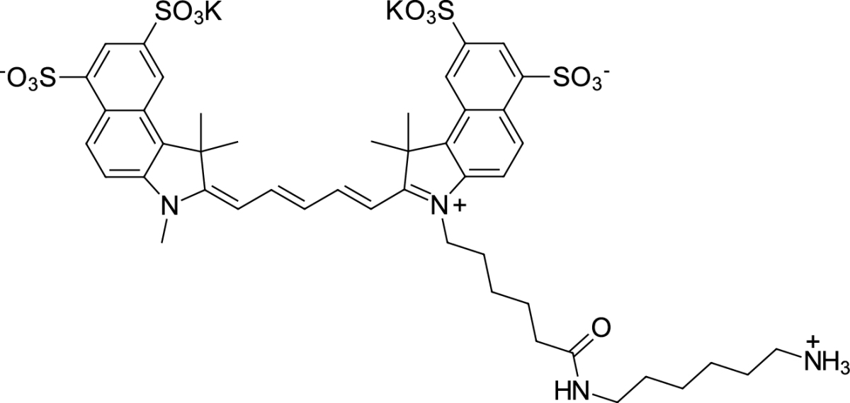 Sulfo-Cyanine5,5 amine图片