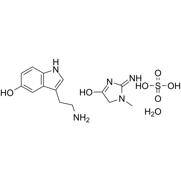 5-Hydroxytryptamine creatinine sulfate monohydrate图片