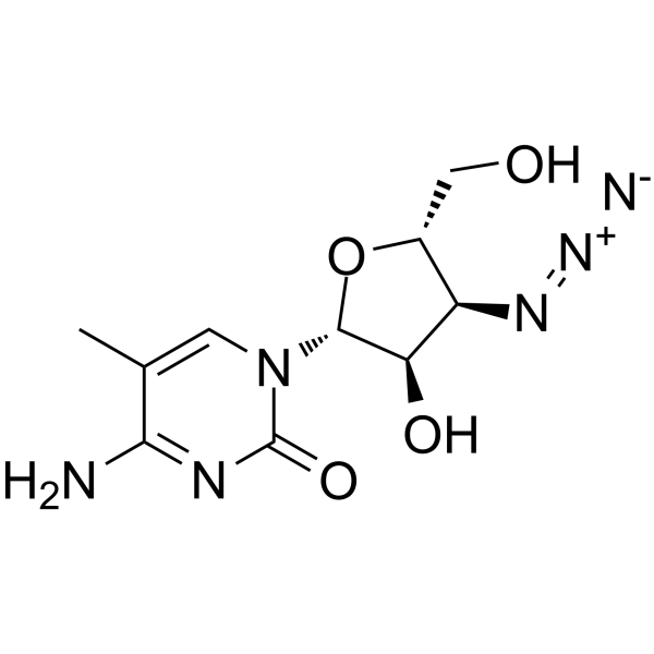 3'-Azido-3'-deoxy-5-methylcytidine图片