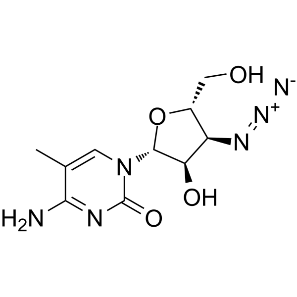 3'-Azido-3'-deoxy-5-methylcytidineͼƬ