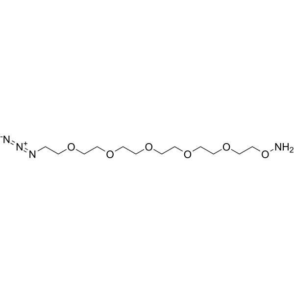 Aminooxy-PEG5-azide图片