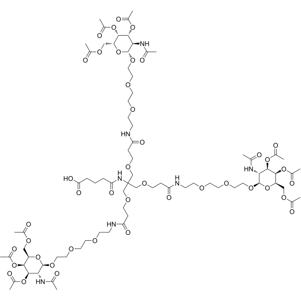 Tri(TLR4-IN-C34-PEG2-amide-PEG1)-amide-C3-COOH图片