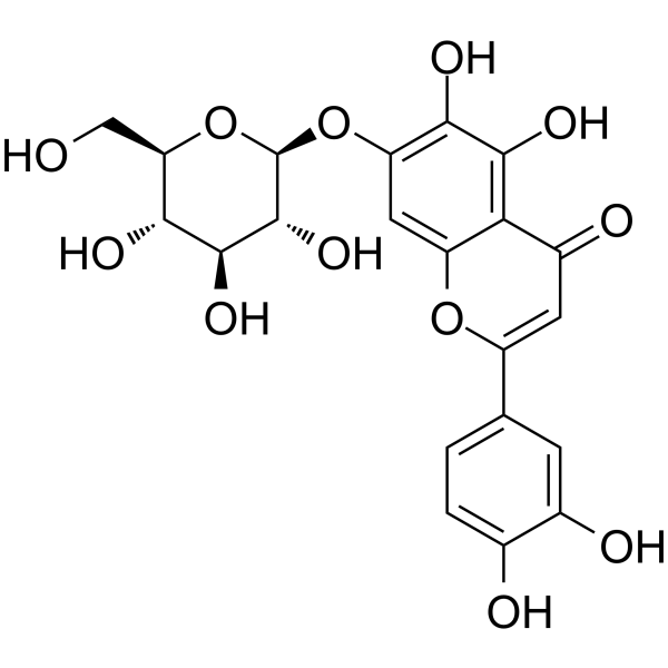 6-Hydroxyluteolin 7-glucoside图片