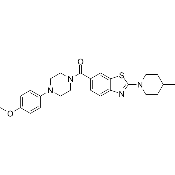 Anisole-piperazine-methanone-benzothiazole-p-methylpiperidine图片