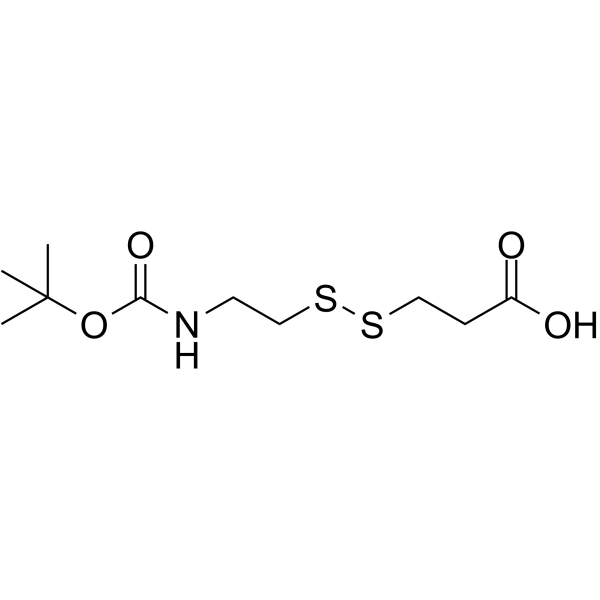 Boc-NH-ethyl-SS-propionic acid图片
