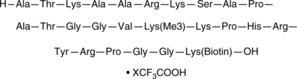 Histone H3K36Me3(21-44)-GK-biotin(trifluoroacetate salt)图片