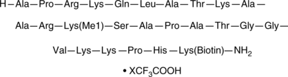 Histone H3K27Me1(15-39)-K-biotin(trifluoroacetate salt)图片