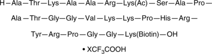 Histone H3K27Ac(21-43)-GGK-biotin(trifluoroacetate salt)图片