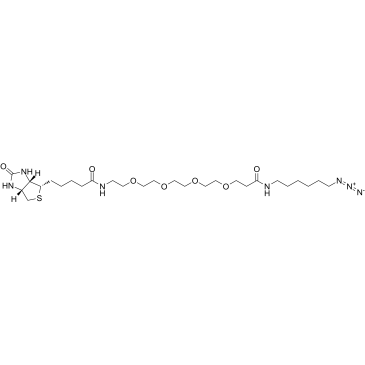 Biotin-PEG4-Amide-C6-Azide图片