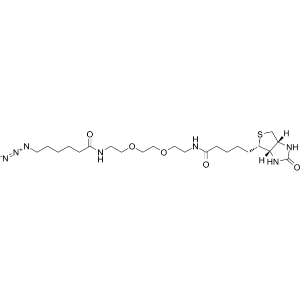 Biotin-PEG2-C6-azide图片