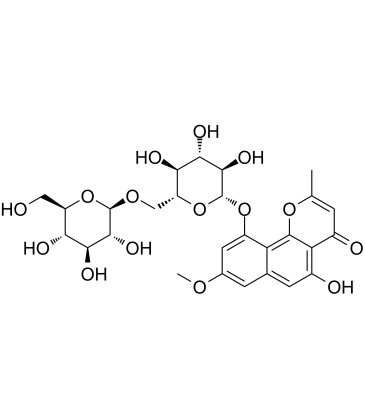 Isorubrofusarin-6-O-β-gentiobioside图片