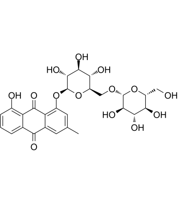 Chrysophanol-1-O-β-gentiobioside图片
