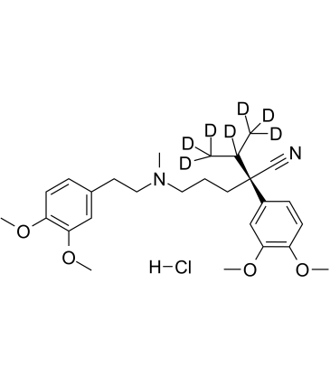 (R)-Verapamil D7 hydrochloride图片