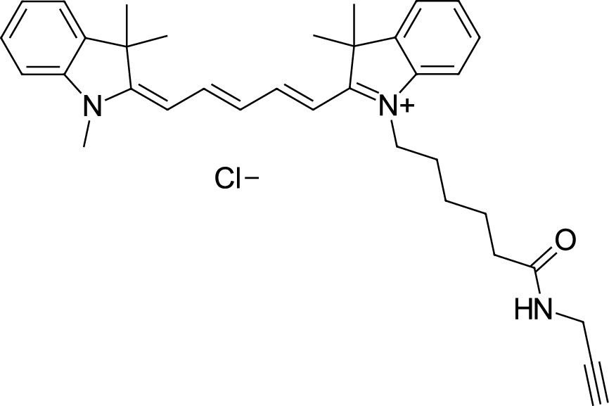 Cyanine5 alkyne图片