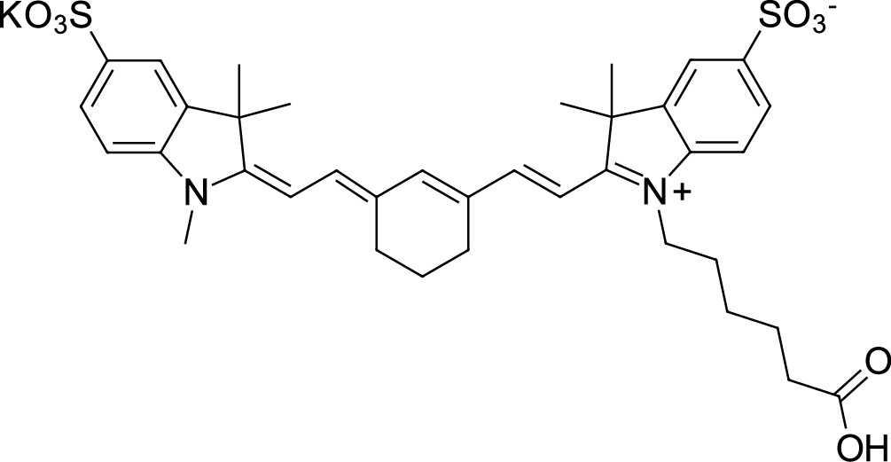 Sulfo-Cyanine7 carboxylic acid图片
