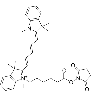 Cyanine5 NHS ester iodide图片