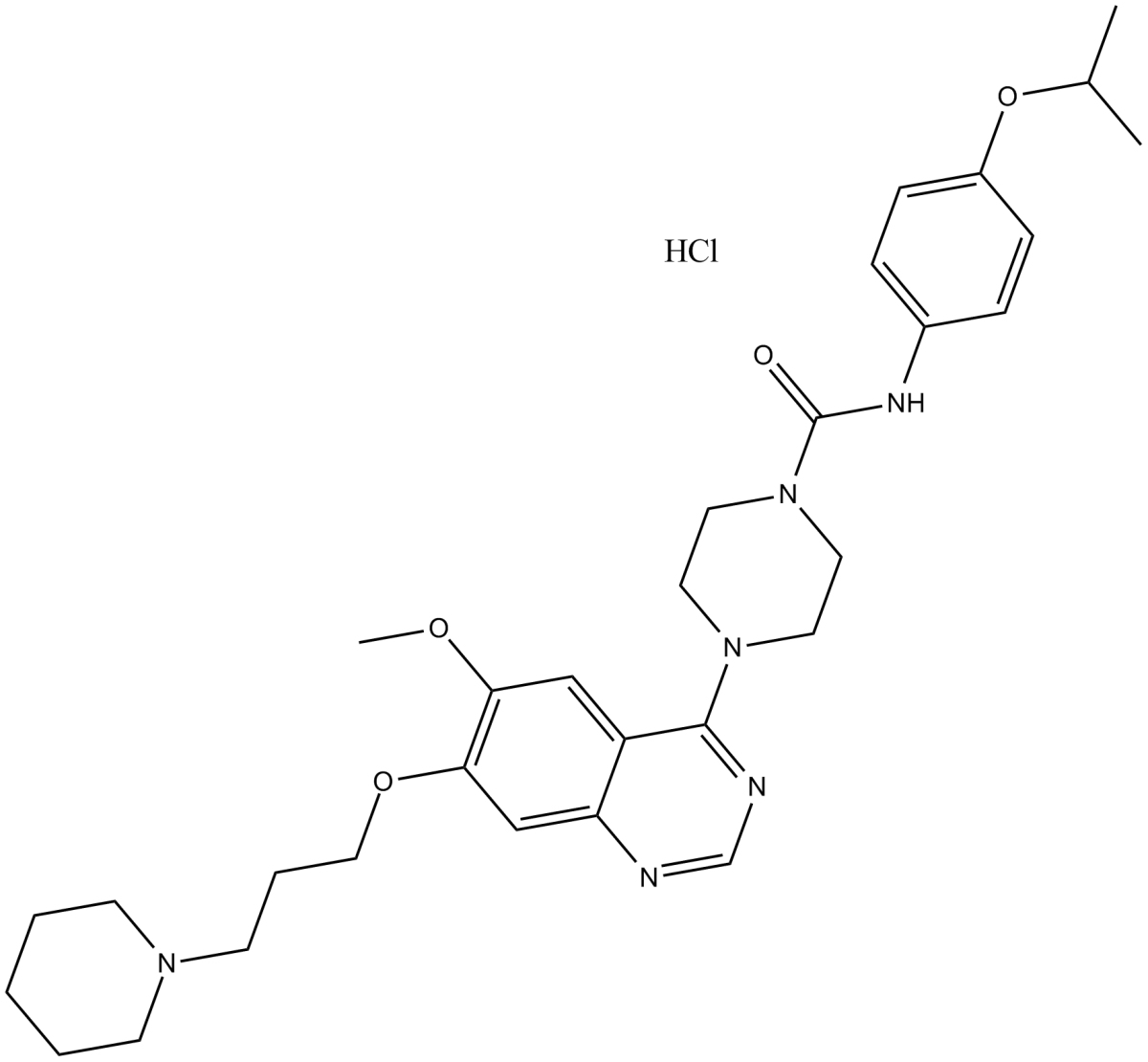 Tandutinib(MLN518)HCl图片