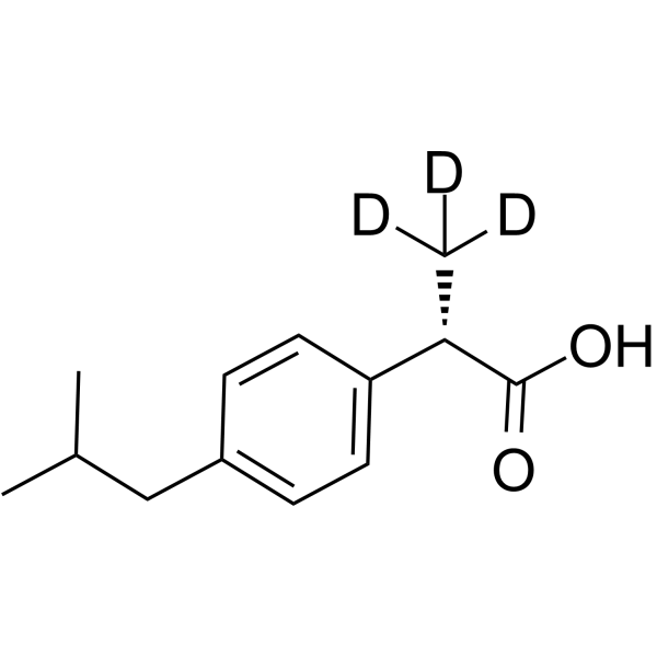(S)-(+)-Ibuprofen D3图片