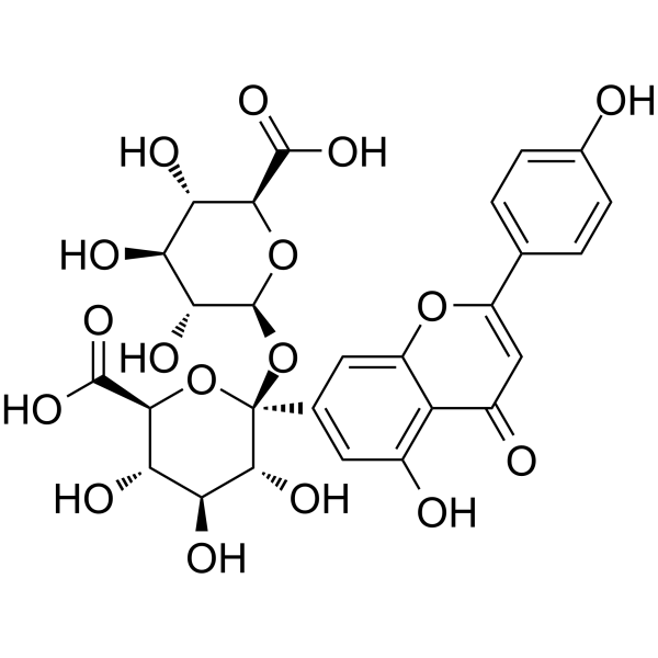 Apigenin-7-diglucuronide图片