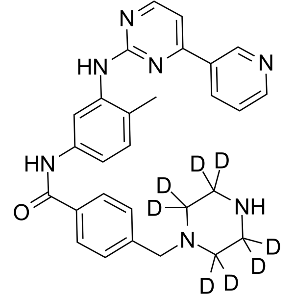N-Desmethyl imatinib-d8图片