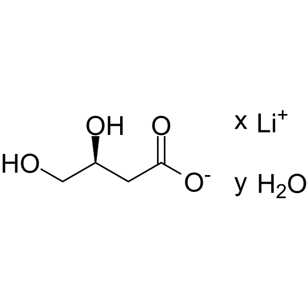 (S)-3,4-Dihydroxybutyric acid lithium hydrate图片