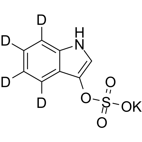 Potassium 1H-indol-3-yl sulfate-d4 potassiumͼƬ