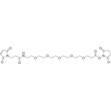 Mal-amido-PEG5-C2-NHS ester图片