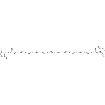 Mal-amido-PEG10-C2-NHS ester图片