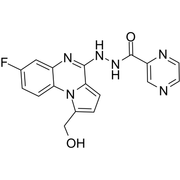 N'-(7-Fluoro-1-(hydroxymethyl)pyrrolo[1,2-a]quinoxalin-4-yl)pyrazine-2-carbohydrazide图片