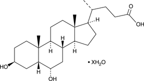 β-Hyodeoxycholic Acid(hydrate)图片
