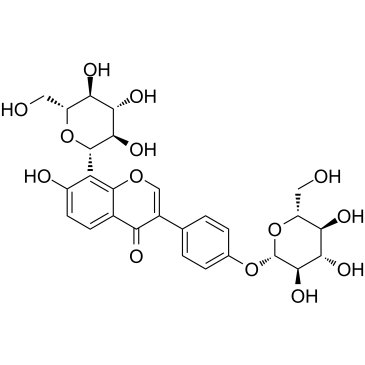 Puerarin-4&rsquo-O-β-D-glucopyranoside图片