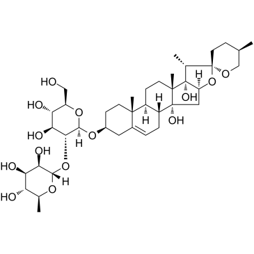 Ophiogenin 3-O-α-L-rhamnopyranosyl-(1&rarr2)-β-D-glucopyranoside图片