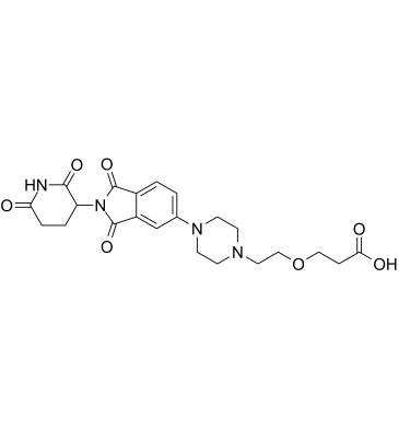 Thalidomide-Piperazine-PEG1-COOH图片