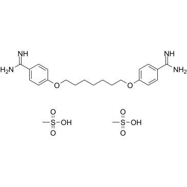 Heptamidine dimethanesulfonate图片