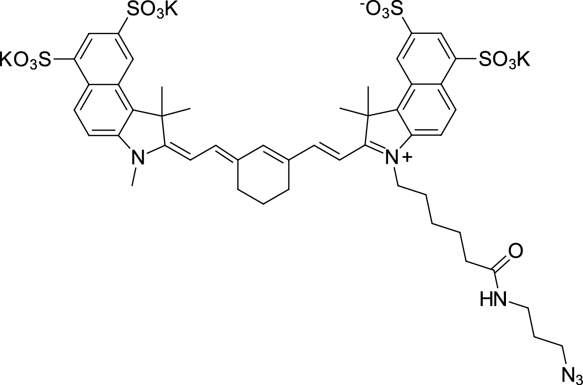 Sulfo-Cyanine7,5 azide图片