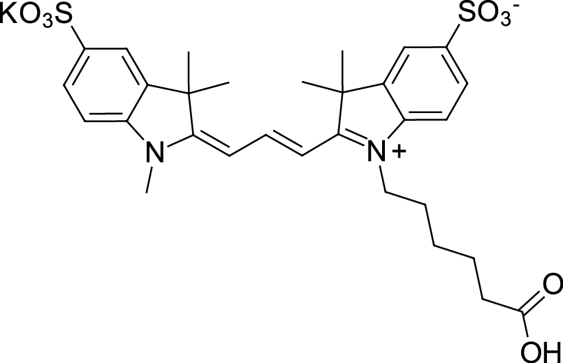 Sulfo-Cyanine3 carboxylic acid图片
