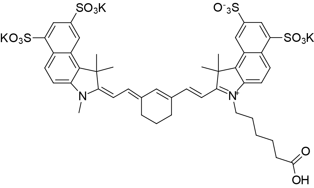 Sulfo-Cyanine7,5 carboxylic acid图片