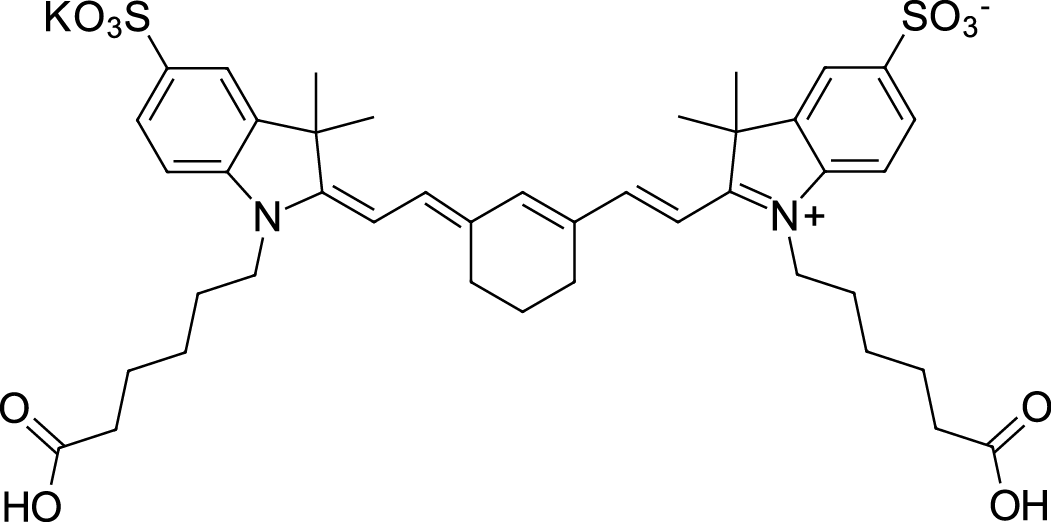 sulfo-Cyanine7 dicarboxylic acid图片