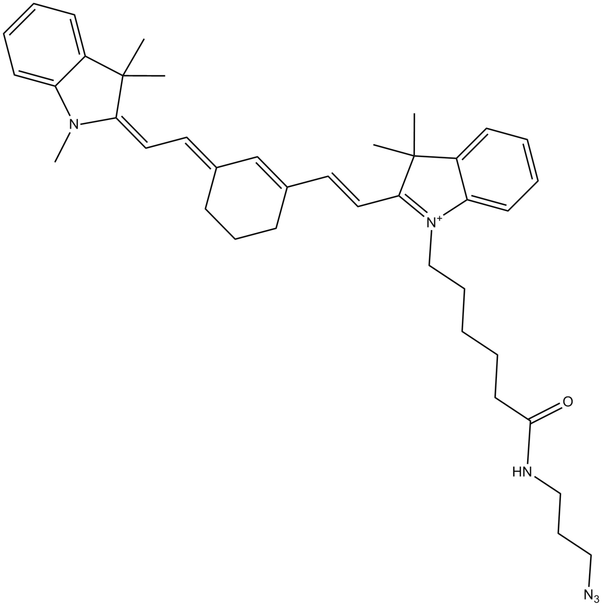 Cy7 azide(non-sulfonated)图片