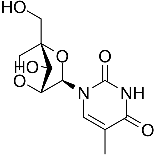 1-(2'-O-4-C-Methylene-beta-D-ribofuranosyl)thymine图片