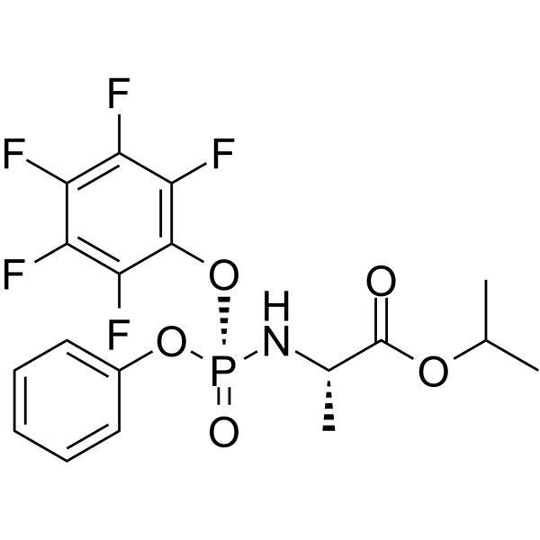 Isopropyl((R)-(perfluorophenoxy)(phenoxy)phosphoryl)-L-alaninate图片